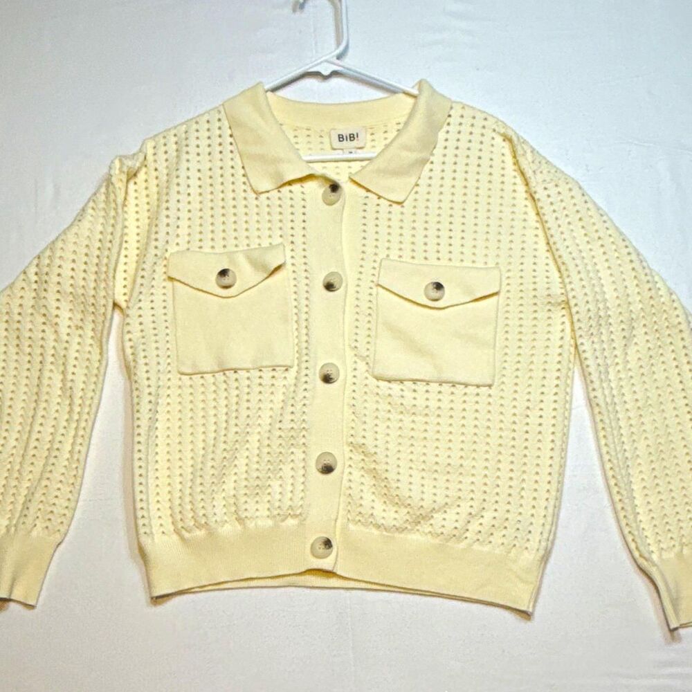 Bibi Women's Cream Cardigan